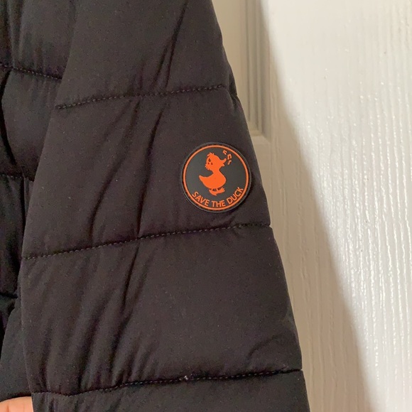 NWT• Save The Duck • 3/4 Coat w/ Detachable Hood - Picture 6 of 9
